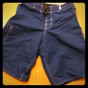Boys Blue Quiksilver Board Shorts  Size 10 slim